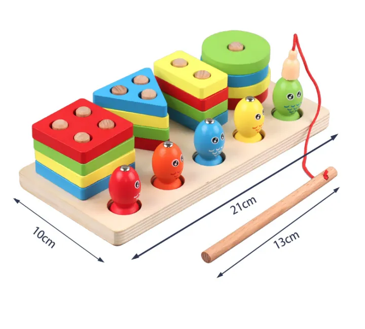 Wooden Geomatric board Toys - View 2